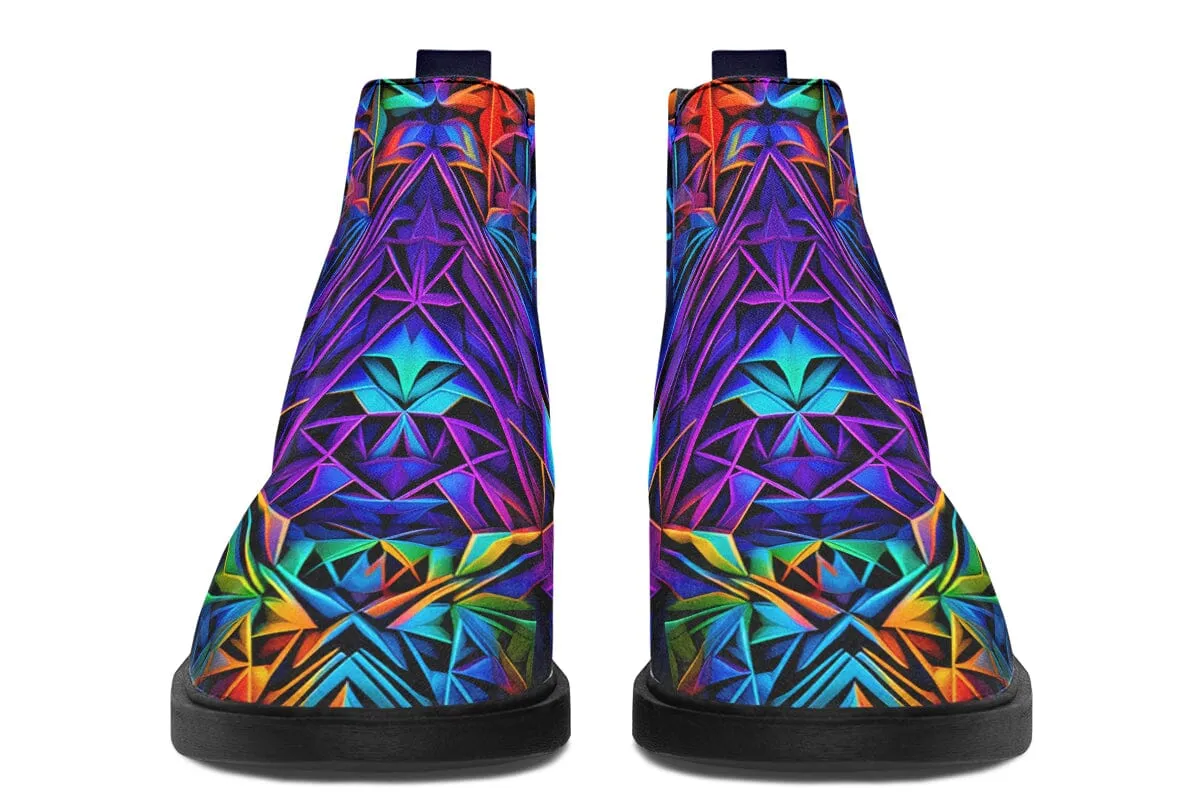 Symmetry Patches Neat Vibe Boots